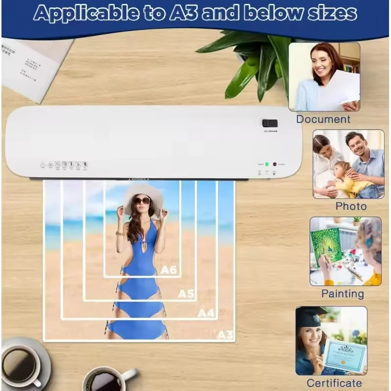 SL399 A3/A4 Laminator | Hot & Cold Compatible | Home & Office Document Laminating - Thumbnail 3