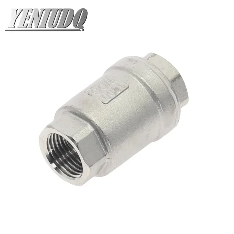 Stainless 304 Steel Vertical Check Valve | Water Pump One-Way | 1/2" to 2" Pipe DN15-50 - Thumbnail 2
