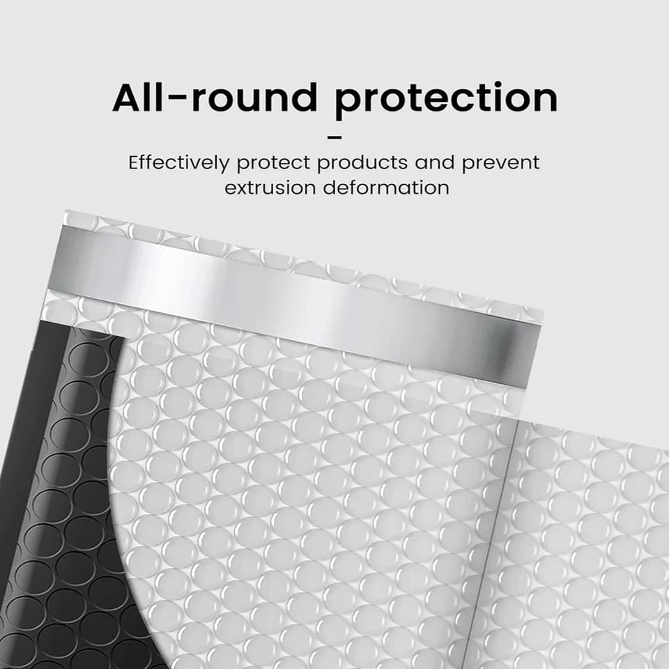 50x Black Mailing Poly Bags | Self-Seal Padded Envelopes | Secure Packaging - Thumbnail 6