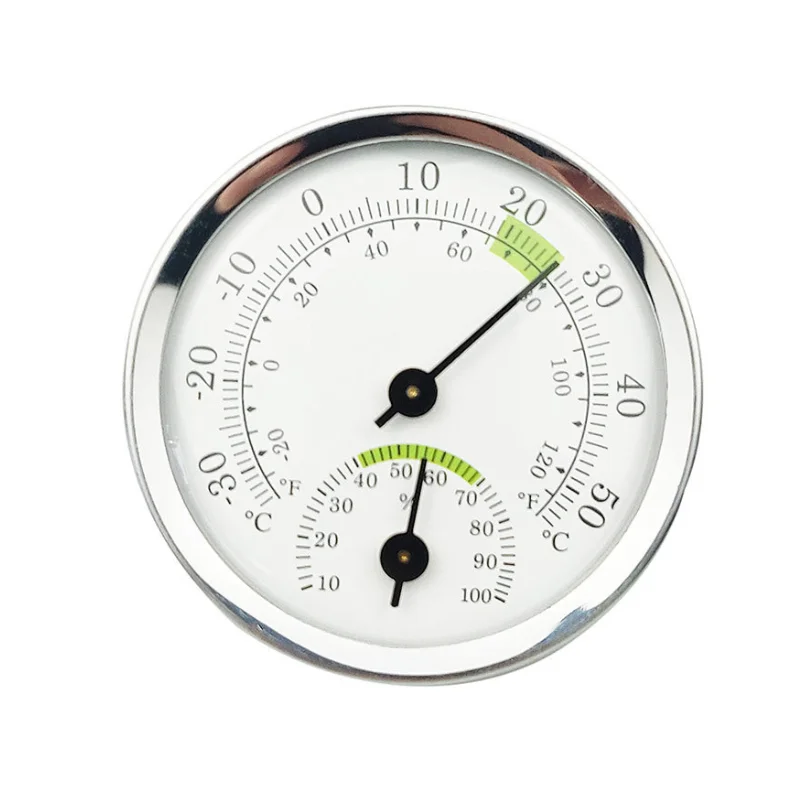 Mini Pointer Thermometer Moisture Meter | Indoor Temp & Humidity Gauge | No Battery Required - Thumbnail 4