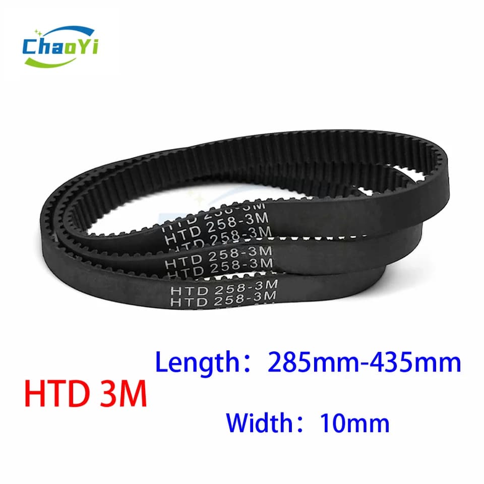 HTD 3M Timing Belt | 10mm Width, 285-435mm Length | Industrial Drive Belt - Thumbnail 3