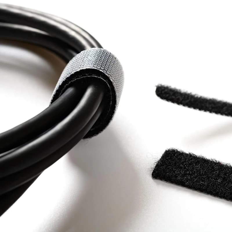 Wall Ties | Reusable Hook and Loop Straps | Adjustable Cord Organizer - Thumbnail 4