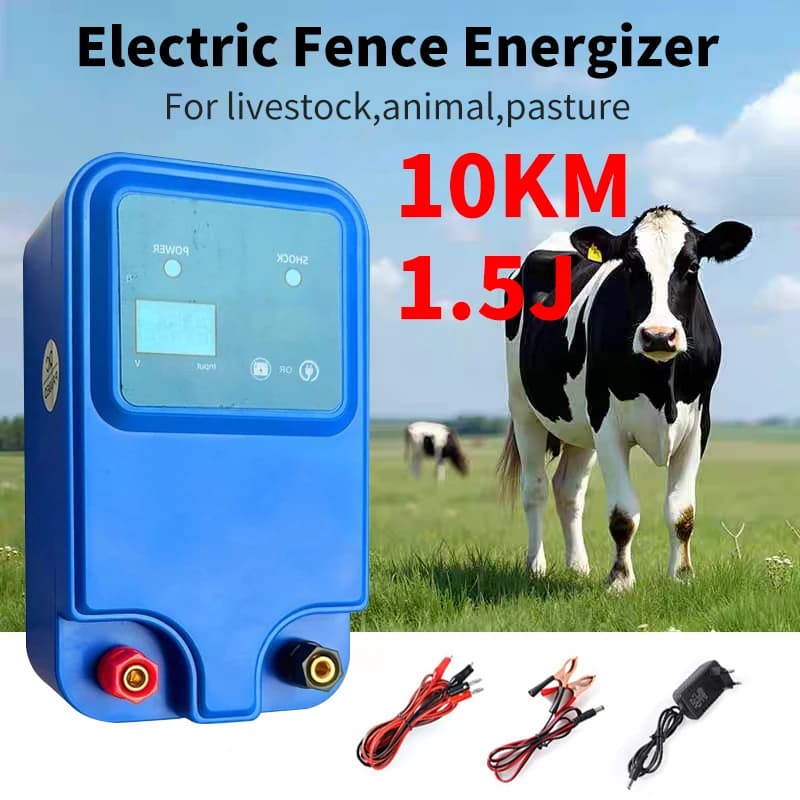 for Electric Fence | 1.5 Joules 12V | For Cattle & Livestock Pasture - Thumbnail 3