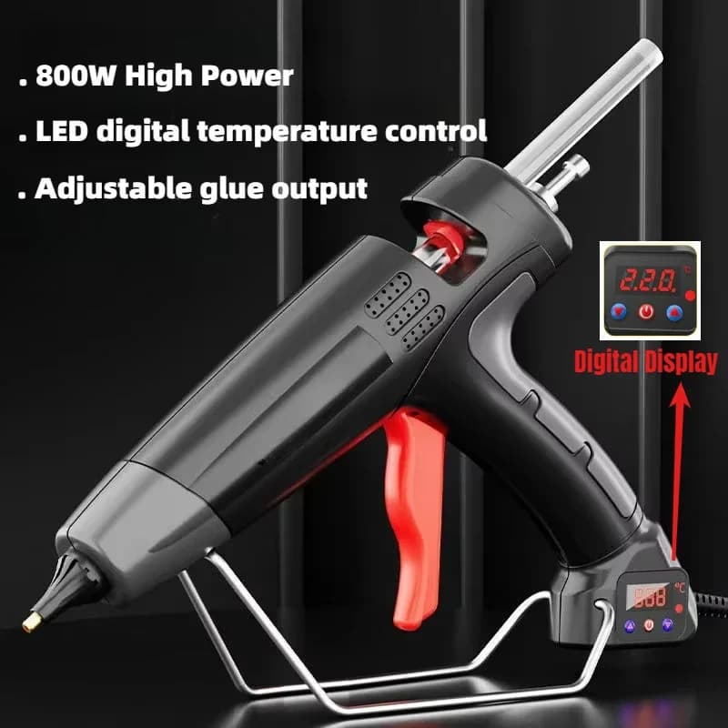 Industrial Glue Gun | Digital Temp Control 300W/800W | Woodworking & Trade - Thumbnail 3