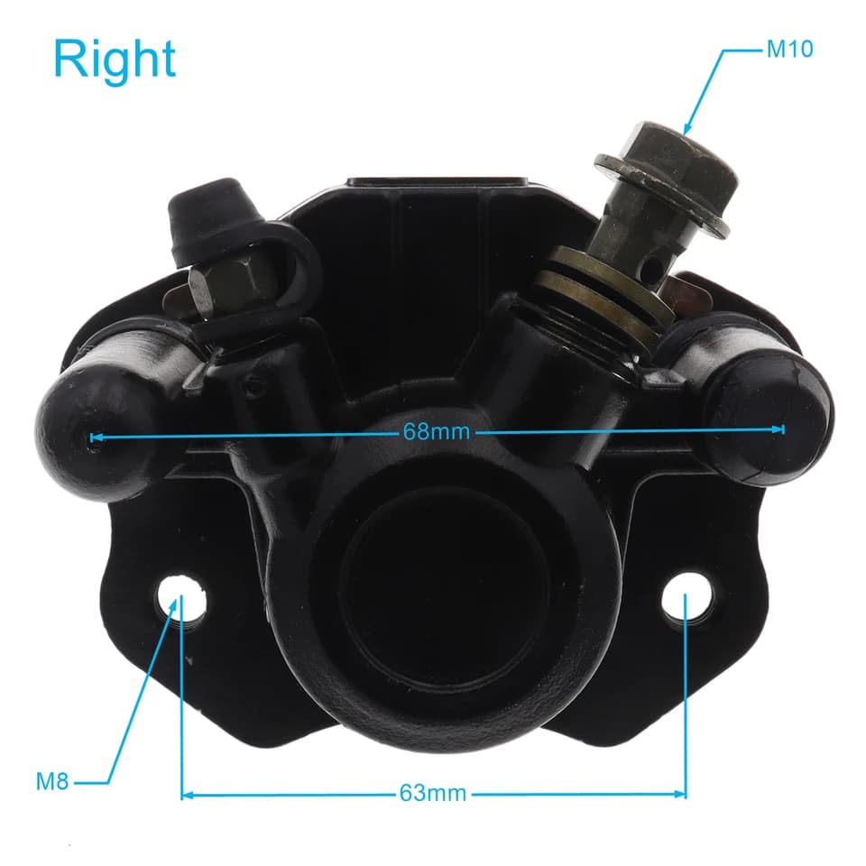 Brake Pads and Rotors | Left & Right Caliper Kit | For 50cc-110cc Quads - Thumbnail 2