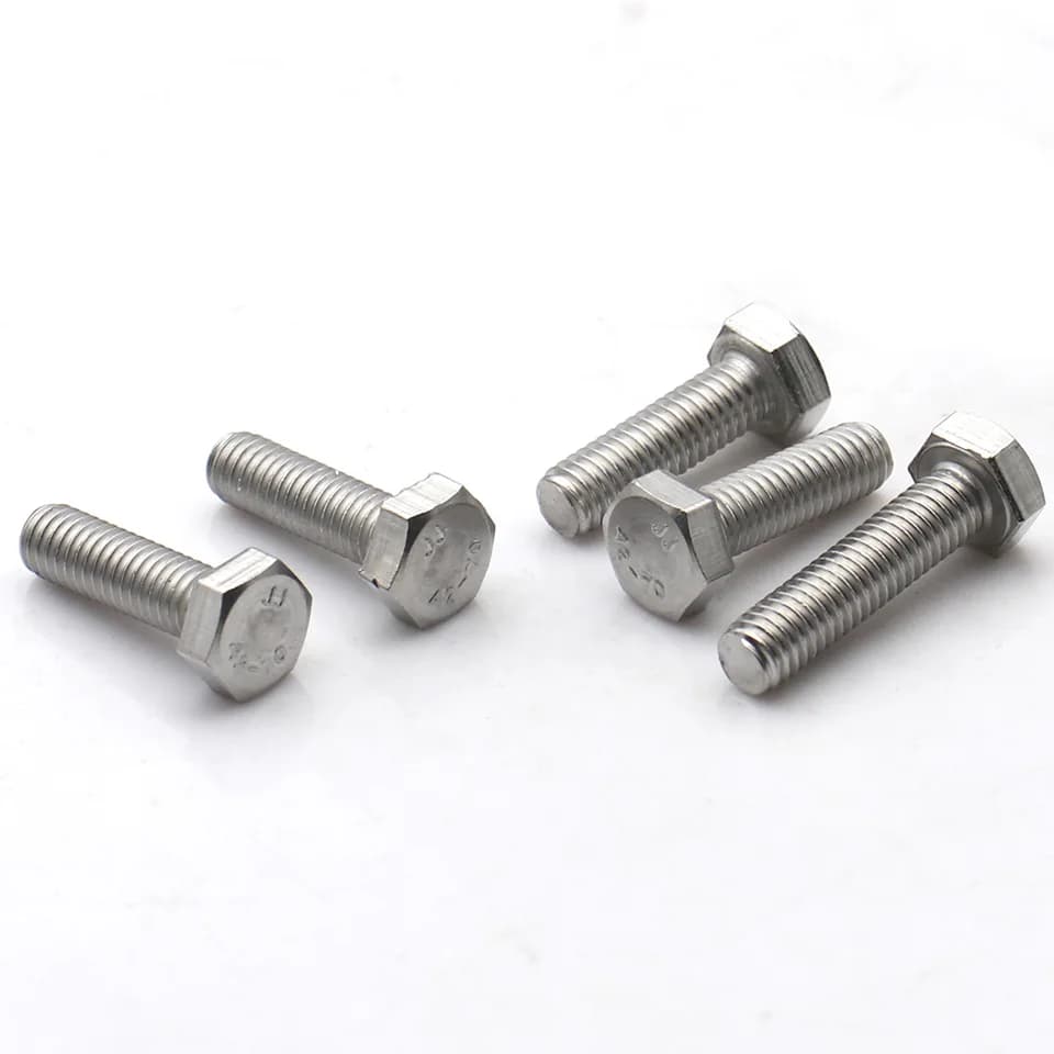 Stainless Steel Hex Head Bolts | Full Thread M2-M10 | Industrial Deck Screws - Thumbnail 4