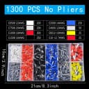 1300pcs No Pliers