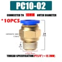 10PCS PC10-02
