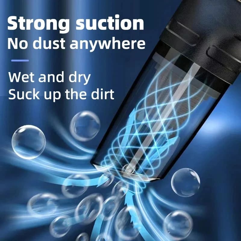 Portable Carpet Spot Cleaner | Cordless Handheld Vacuum | Car & Home Use - Thumbnail 3