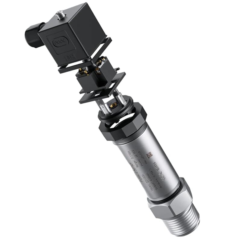 Industrial Pressure Transmitter G1/4 | 4-20mA 0-10V Output | Water Oil Fuel Air - Thumbnail 2