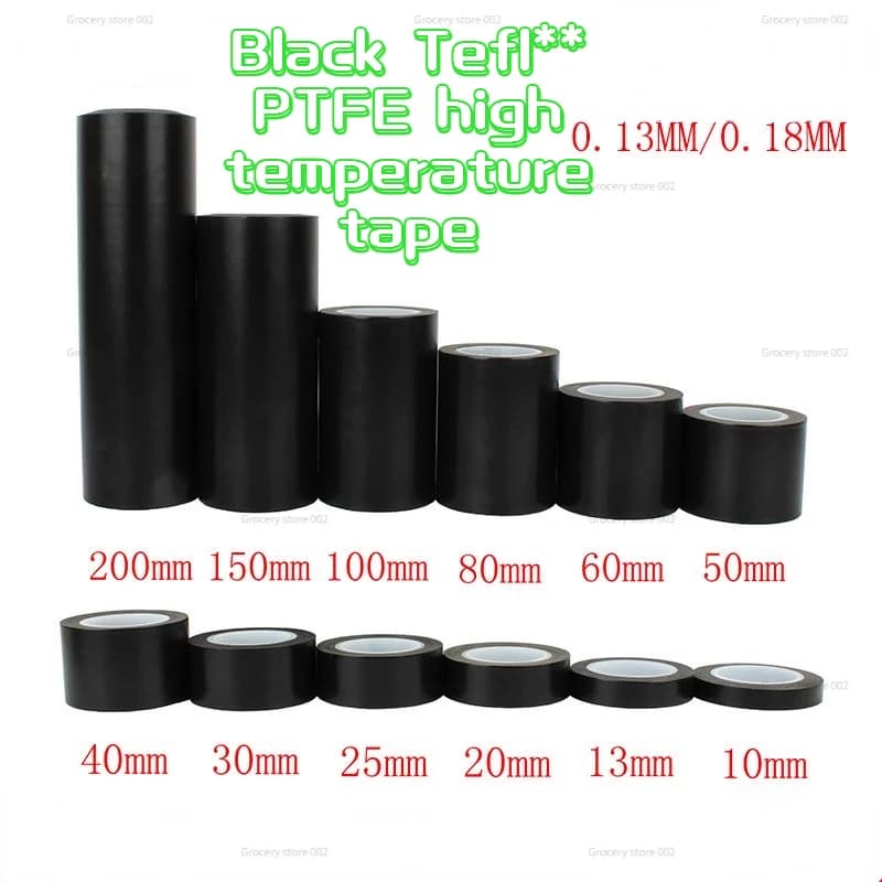 PTFE Thread Tape | High-Temp 300°C Insulated | Friction Resistant, Multi-Width - Thumbnail 4