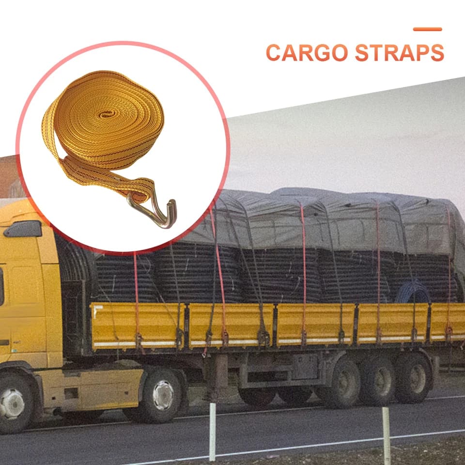 Ratchet Strap | 3-10m Lorry Lashing | Heavy Duty Claw Hooks - Thumbnail 6