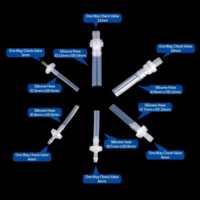 gate valve valves | Plastic One-Way Flow | 3mm to 12mm Pagoda Fitting - Thumbnail 4
