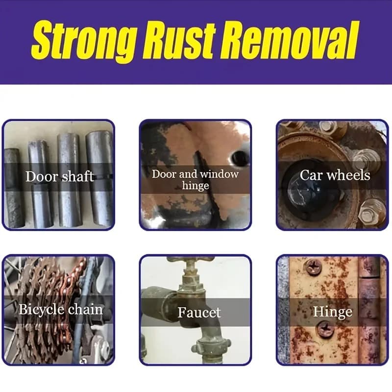 Brake Cleaner Spray | Industrial Rust Remover & Metal Polish | Fast-Acting Dissolution Agent - Thumbnail 4