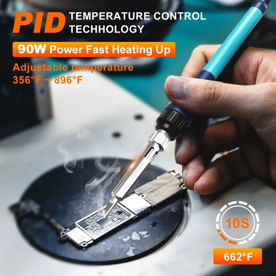 Bakon BK969 Soldering Iron | 90W Rotary Temperature Control | Entry-level Tool - Thumbnail 4