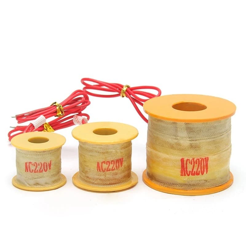 Brass Solenoid Gate Valve | NC, 12V/24V/220V | DN06-DN25, Full Copper Coil - Thumbnail 2