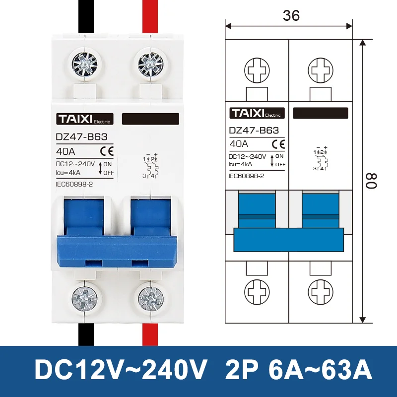Circuit Breaker | 12V-72V DC Systems | Battery Isolator Switch - Thumbnail 2