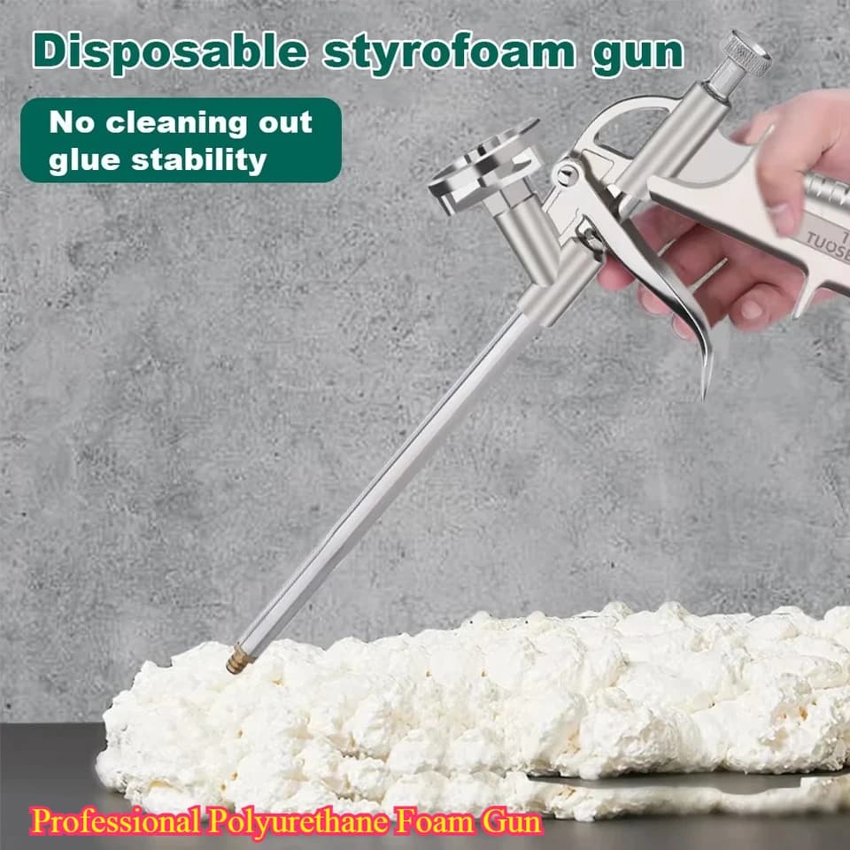 Cartridge Gun for Sealant | All-Metal PU Foam Applicator | Trade & DIY - Thumbnail 2