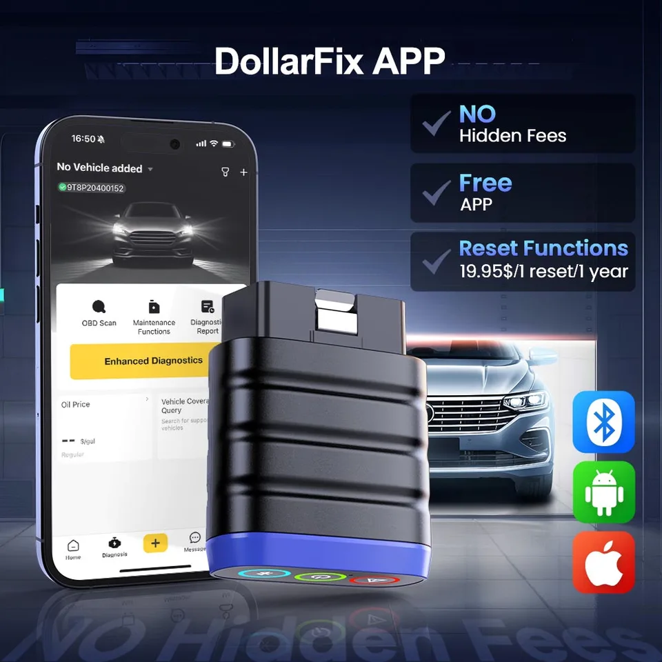 MUCAR BT200 Lite OBD2 Scanner | Full System Diagnostics | Live Data Car Fault Code Reader - Thumbnail 7