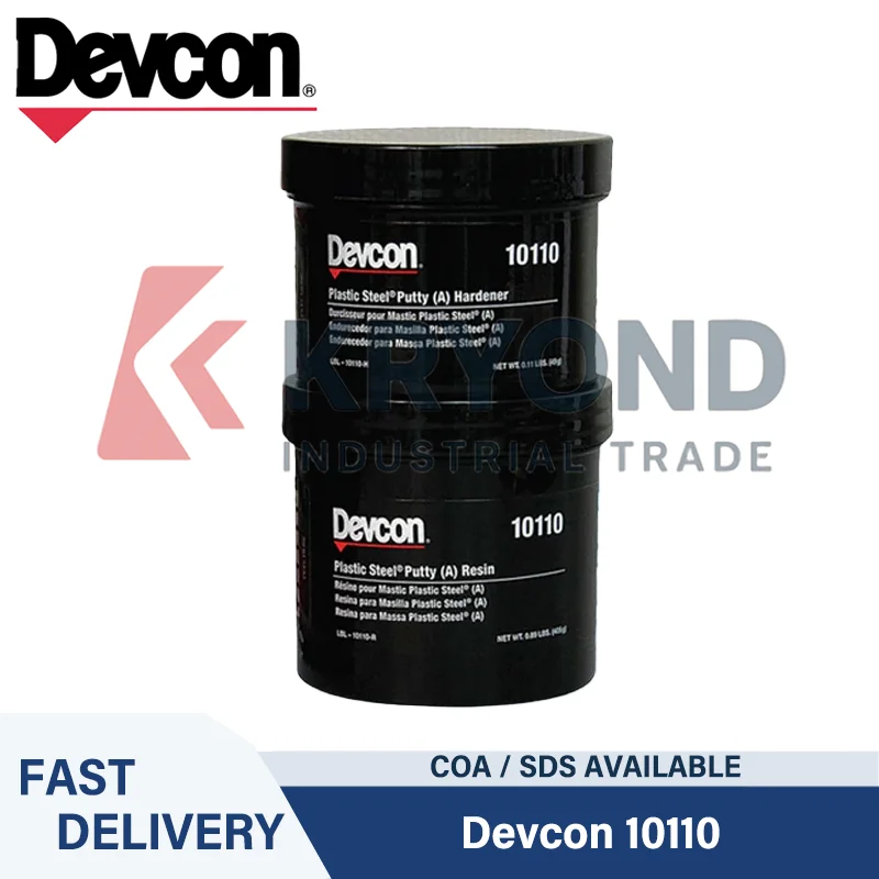 Devcon 10110 Steel Putty | Jointing compound for slabs | 454g Epoxy metal repair - Thumbnail 2