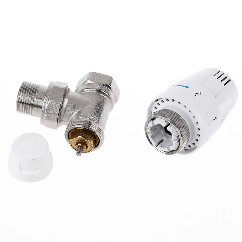 Thermostatic Radiator Valve | Angle Body DN15 | Floor Heating Control - Thumbnail 4