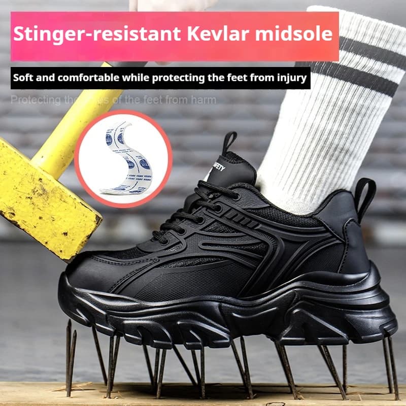 Safety Shoes Women | Steel Toe & Puncture-Proof | Lightweight Work Trainers - Thumbnail 5