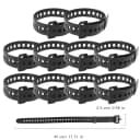 Black(45cm) - 10pcs