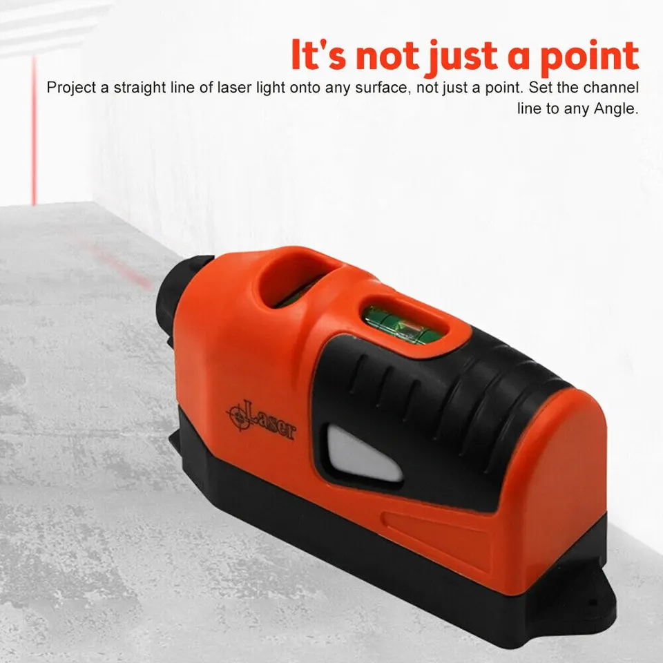 Mini Laser Level | Vertical & Horizontal Line Projection | Compact & Portable - Thumbnail 3