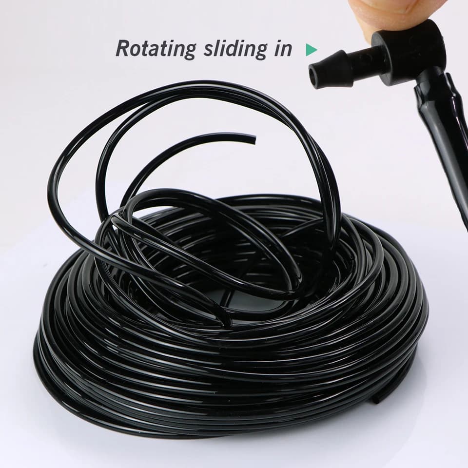 Garden Hose 4/7mm Micro Drip Irrigation Tube | 10/20/40m PVC Pipe | Agriculture Mist Spray - Thumbnail 3
