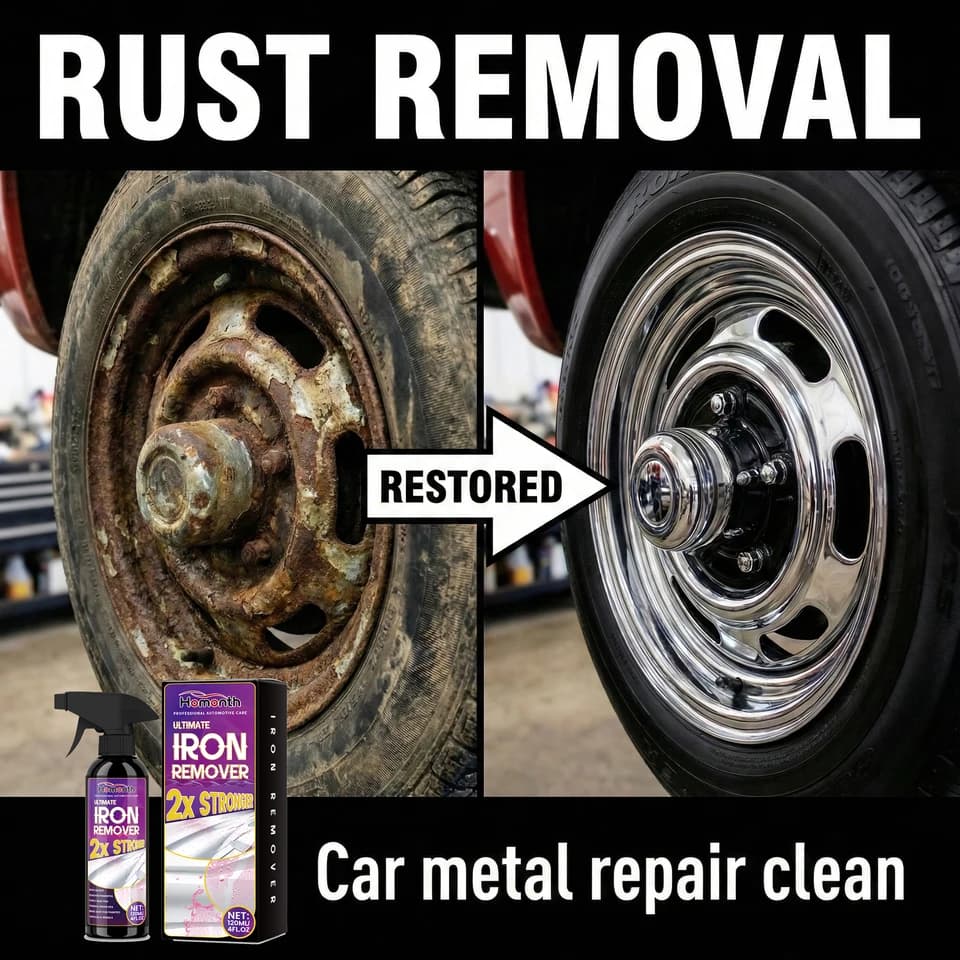 Rust Remover Spray | Fast Acting Formula | Metal, Car, Bike & Tools - Thumbnail 3