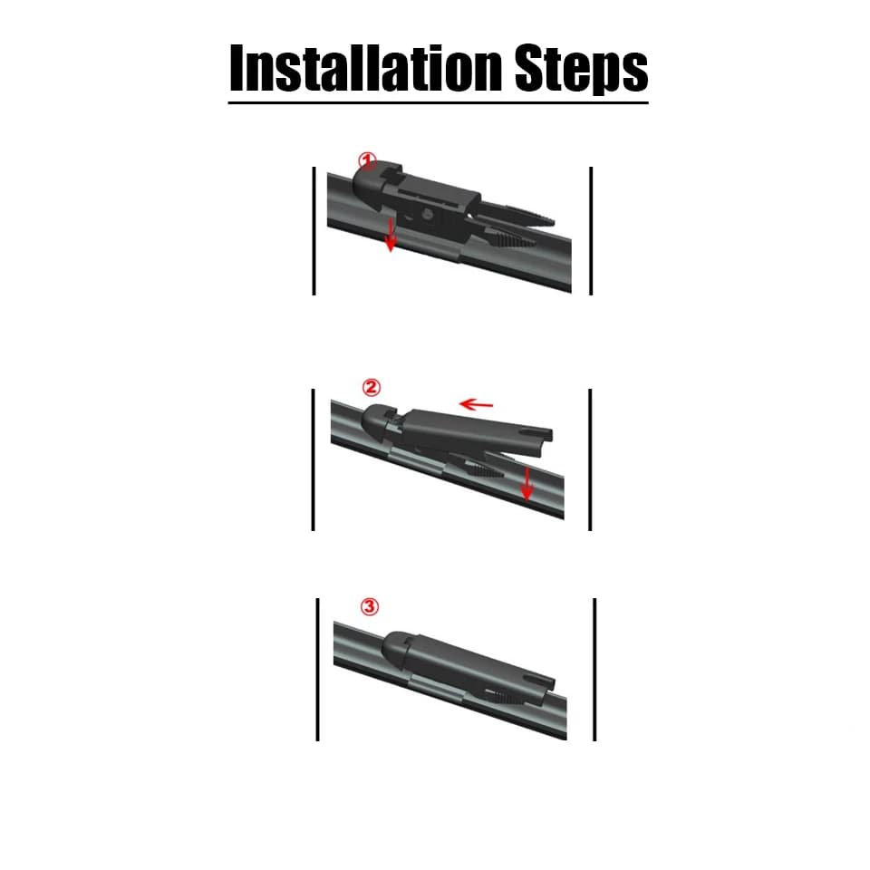 Kuga 26 Inch Wiper Blades | All-Weather Performance | 2013-2019 Fit - Thumbnail 4