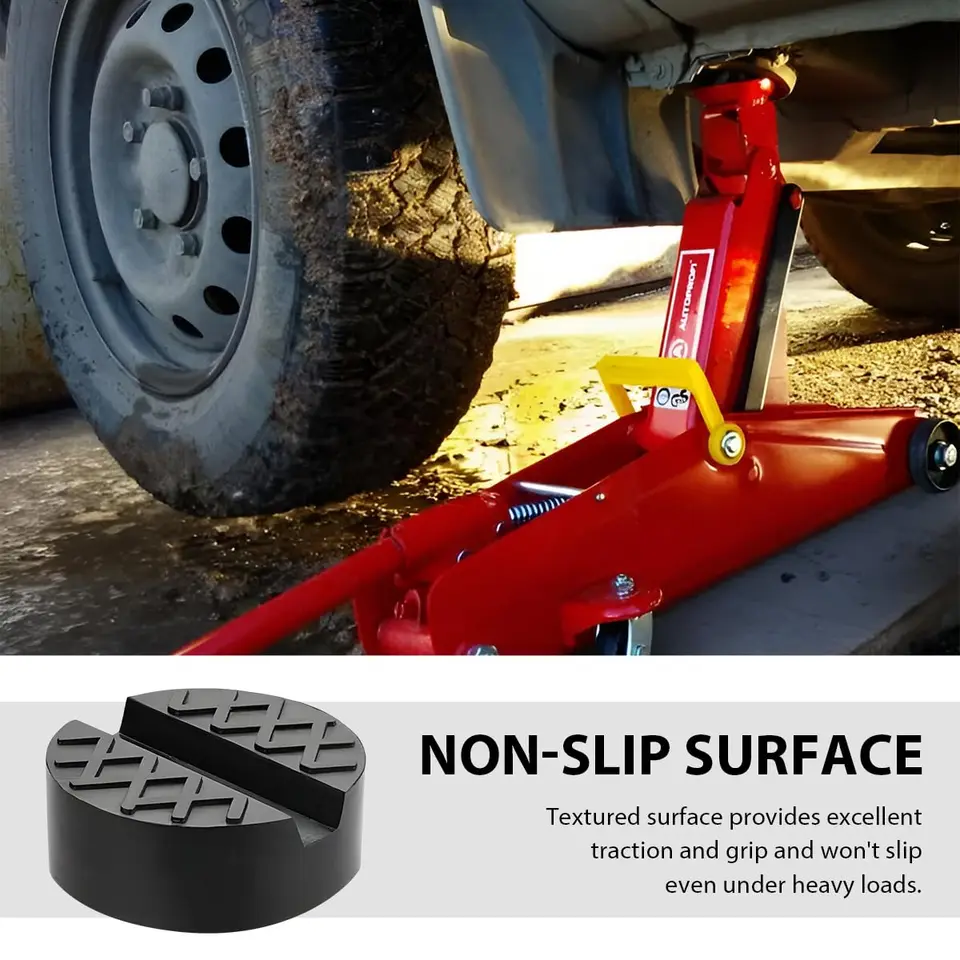 Automatic Scissor Jack Pad | Universal Pinch Weld Protector | Floor Jack Disk - Thumbnail 3