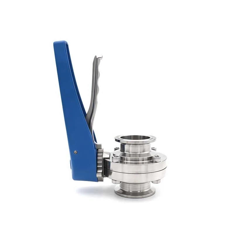 3/4" Lockshield Valve | SS304 Tri-Clamp Butterfly | Flow Control for Brewing - Thumbnail 2