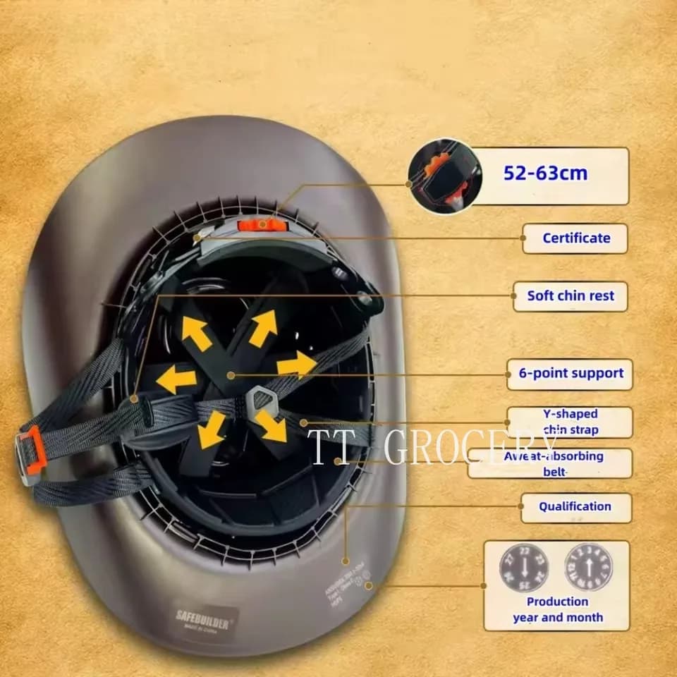 Full Brim Hard Hat | ANSI Certified Sunshade | Outdoor Safety Helmet - Thumbnail 4