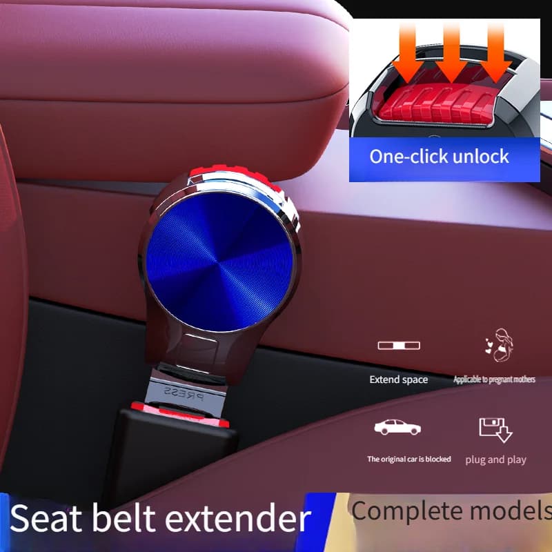 Belt Extender for BYD | Zinc Alloy CD Texture Plug | General Fit - Thumbnail 2