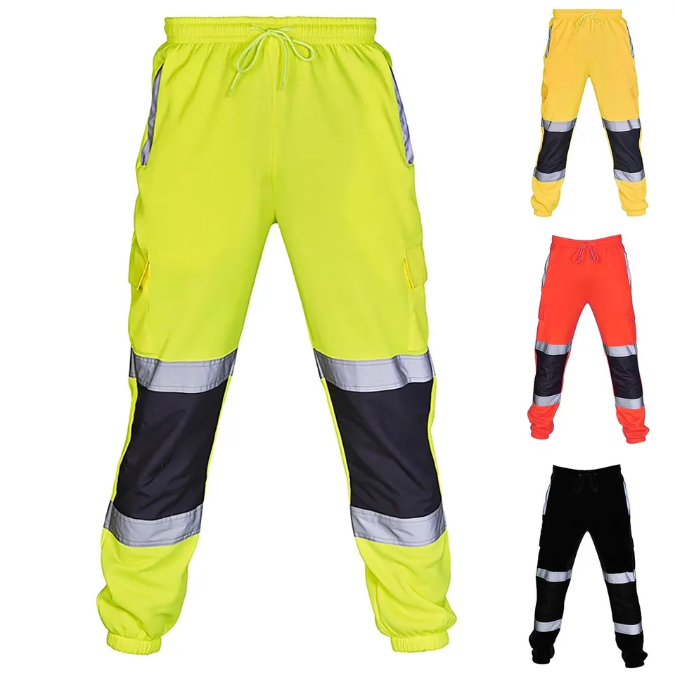 Hi-Vis Work Trousers | Multi-Pocket | Road Work & Training - Thumbnail 2