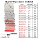 150pcs 0.5w 3V-30V