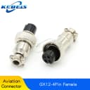 GX12-4P Female 2PCS