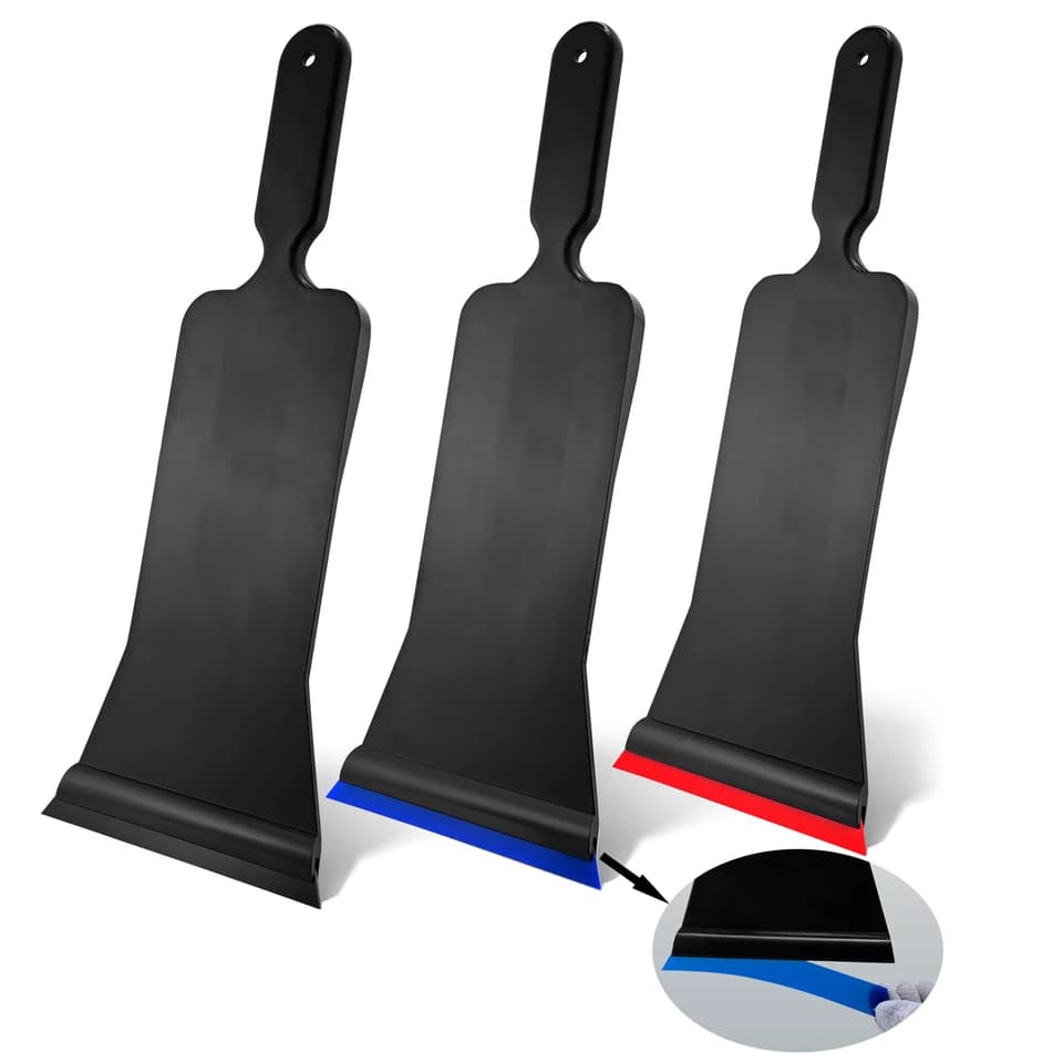 Window Squeegee Bulldozer variants with an inset detail shot.