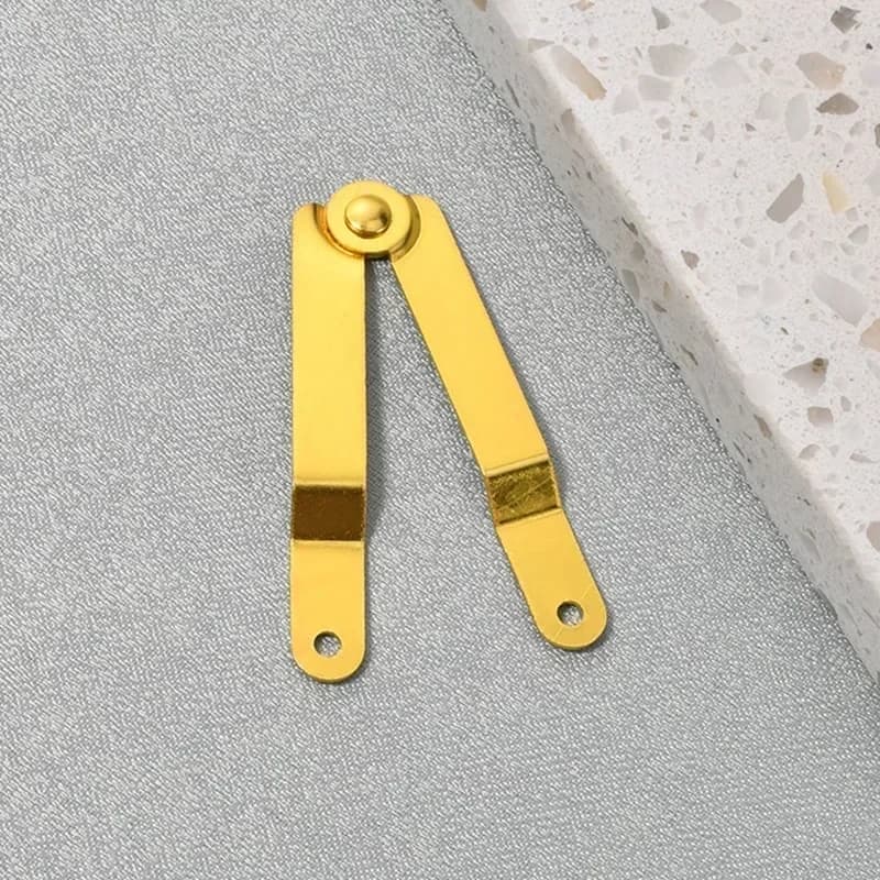 Jewelry Box Hinge | Double Curved Support Rod | Gift Card Position Link Hardware