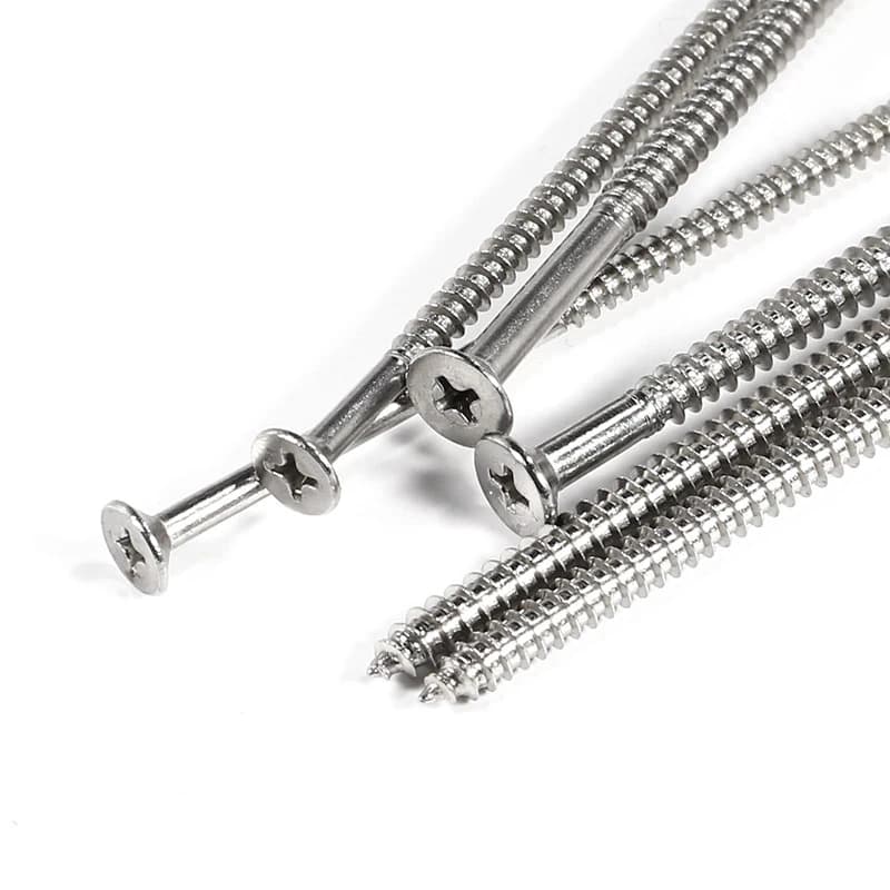 M4 Concrete Screws | 304 Stainless Steel | Countersunk, 160-200mm
