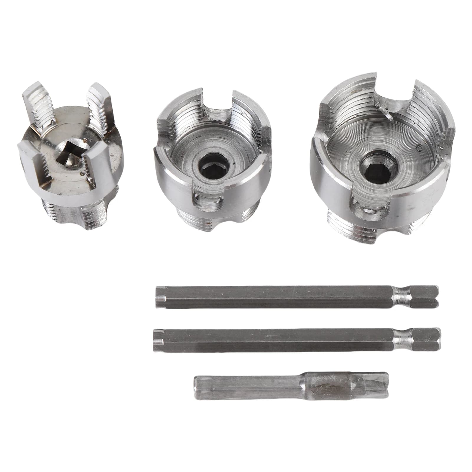 Pipe Threading Kit | 1/4 Hex Shank | G1/2, G3/4, G1 Internal & External Thread Maker - Image 1
