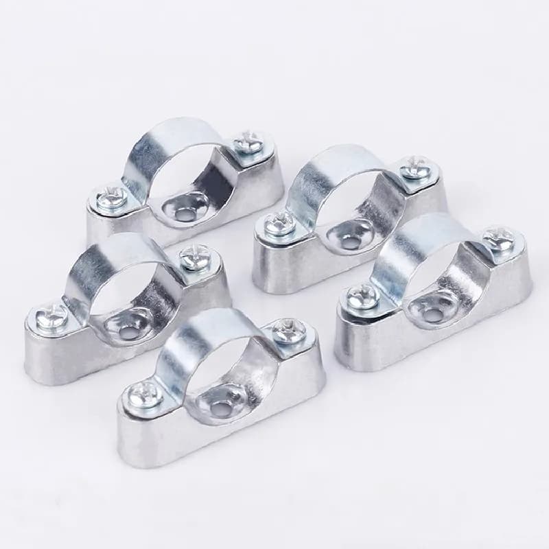 Pipe Mounting Clips | Heavy-Duty Aluminum Alloy | 16-50mm Sizes | Off-Wall Saddle Brackets - Thumbnail 2