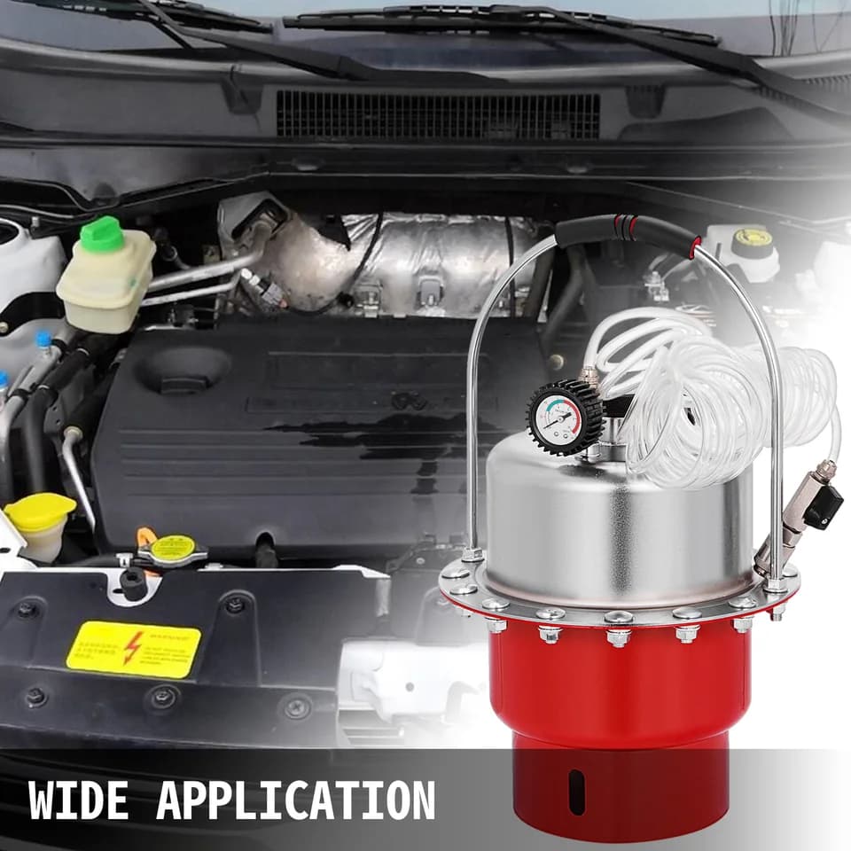 Brake Bleeder Kit | 5L Large Capacity Tank | Air Pressure Fluid Change - Thumbnail 2