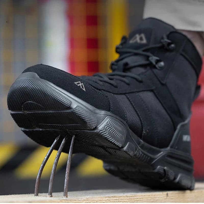 Men's Steel Toe Cap Boots | Indestructible Safety Footwear | Anti-Puncture Work Boots - Thumbnail 6