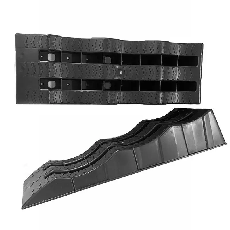 Leveling Wheel Chocks | Anti-Skid Ramp Design | 2-Pack Camper Set - Thumbnail 5