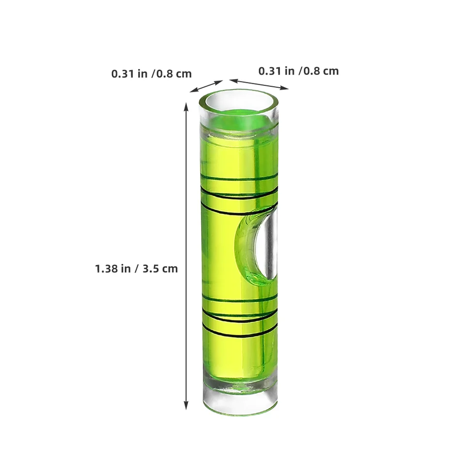 Mini Spirit Level Set | 50pc Cylindrical Bubble | Precision Measuring Tool - Thumbnail 3