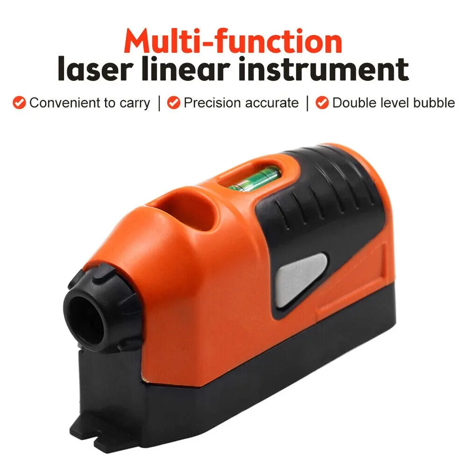Mini Laser Level | Vertical & Horizontal Line Projection | Compact & Portable - Thumbnail 2