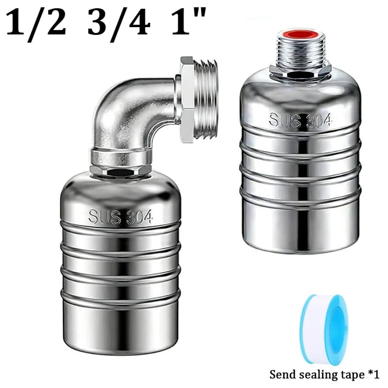 3/4" Stainless Steel Float Valve 304 | Automatic Water Level Control | Industrial Tank Fill - Thumbnail 3