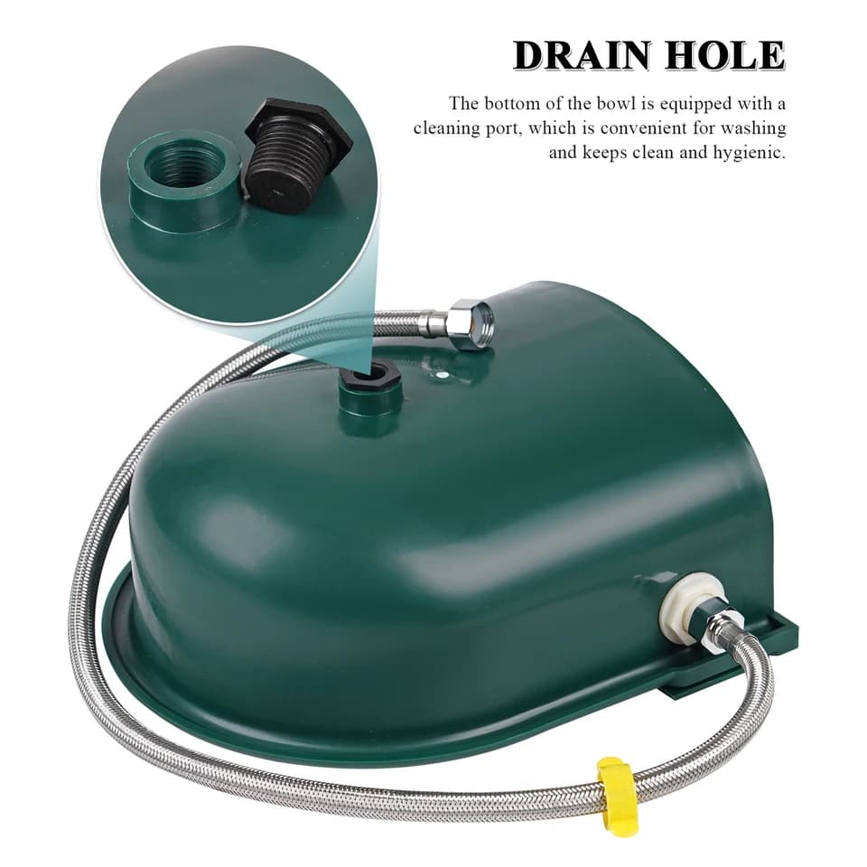 Automatic Float Valve Water Trough | Livestock Drinker | Dog, Cattle, Sheep - Thumbnail 3